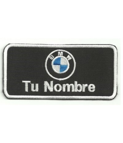 ZONA RICAMATA BMW bandiera nome