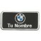 Embroidered patch BMW flag name