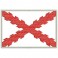 Embroidered patch BORGOÑA FLAG