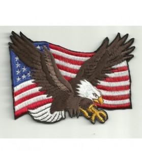 Iron patch AMERICAN EAGLE FLAG