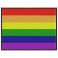 Embroidered patch GAY FLAG