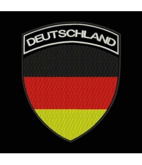 Embroidered patch GERMANY FLAG COAT 