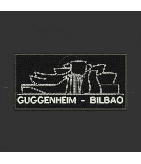 Guggenheim Bilbao Parche bordado