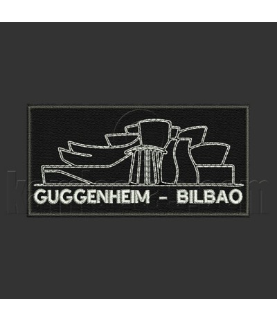 Guggenheim Bilbao Toppa ricamata