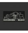 Guggenheim Bilbao Toppa ricamata
