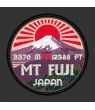 Monte Fuji Remendo bordado