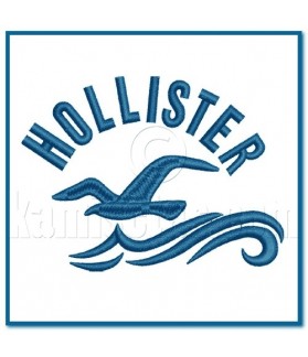 Embroidered Patch HOLLISTER CALIFORNIA