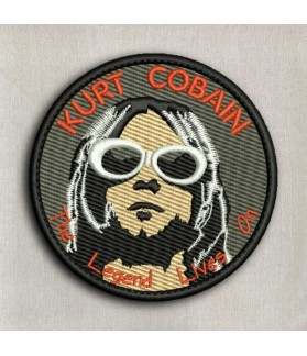 Gestickter Patch NIRVANA
