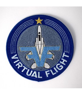 Embroidered Patch Virtual Flight