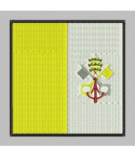 Embroidered patch VATICANO FLAG