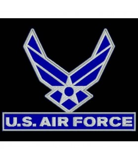 Embroidered patch MILITARY US AIR FORCE