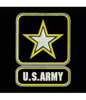 Embroidered patch MILITARY US ARMY