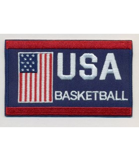Patch brodé USA BASKET