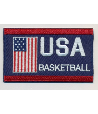 Embroidered Patch USA BASKET