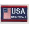 Embroidered Patch USA BASKET