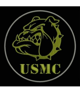 Embroidered patch MILITARY USMC (US MARINE CORPS)