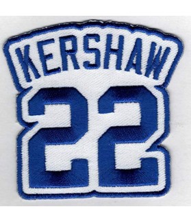 Embroidered Patch USA BASKET Clayton Kershaw