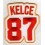 Embroidered Patch USA BASKET Travis Kelce