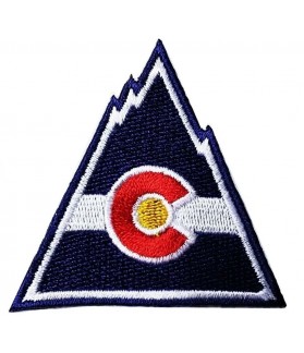 Embroidered iron patch Colorado Avalanche