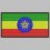 Embroidered patch ETIOPIA FLAG