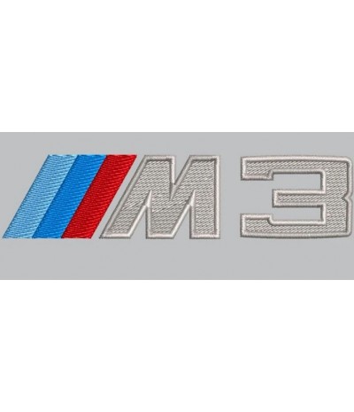 Parche bordado BMW M3