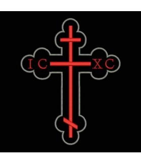 Embroidered Patch TEMPLAR CROSS