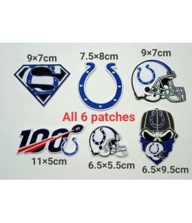 Embroidered Patch INDIANAPOLIS COLTS PACK
