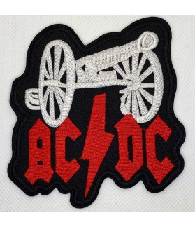 Embroidered patch AC-DC