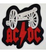 Embroidered patch AC-DC