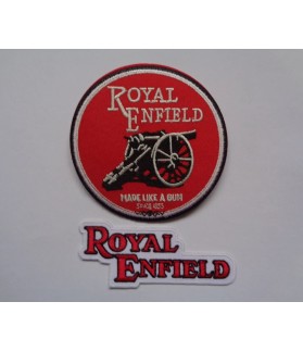 Embroidered patch ROYAL ENFIELD X2