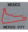 Parche bordado FORMULA 1 CIRCUITO MEXICO