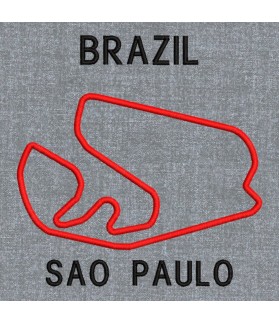 PATCH BRODE FORMULA 1 CIRCUITO BRASIL