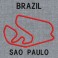 Embroidered patch FORMULA 1 CIRCUITO BRASIL