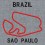 Embroidered patch FORMULA 1 CIRCUITO BRASIL