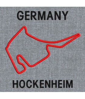 Parche bordado FORMULA 1 CIRCUITO GERMANY