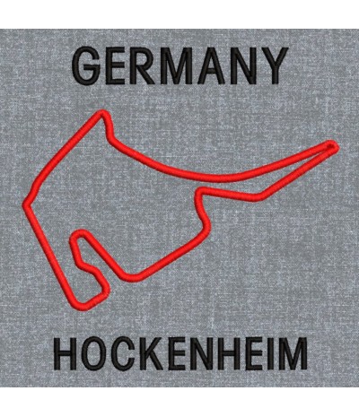 PATCH BRODE FORMULA 1 CIRCUITO GERMANY