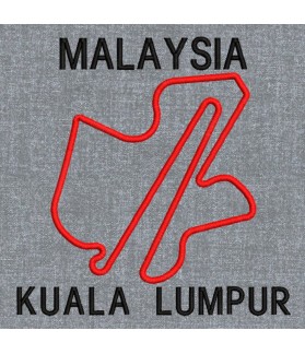 Embroidered patch FORMULA 1 CIRCUITO MAYLASIA