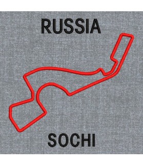 PATCH BRODE FORMULA 1 CIRCUITO RUSSIA