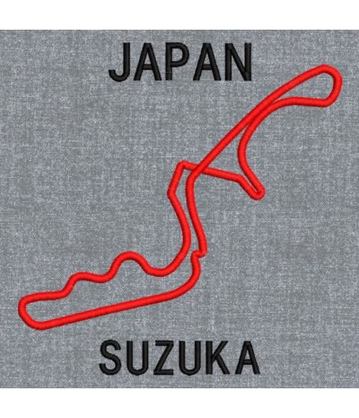 REMENDO BORDADO FORMULA 1 CIRCUITO JAPAN