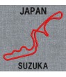 Embroidered patch FORMULA 1 CIRCUITO JAPAN