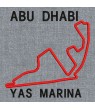 Embroidered patch FORMULA 1 ABU DHABI