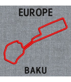 Parche bordado FORMULA 1 EUROPA