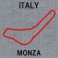 Embroidered patch FORMULA 1 ITALIA