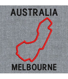 Embroidered patch FORMULA 1 AUSTRALIA