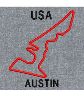 Embroidered patch FORMULA 1 USA