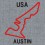 Embroidered patch FORMULA 1 USA