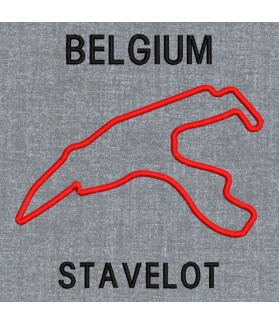 Embroidered patch FORMULA 1 BELGICA