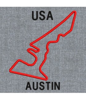 Parche bordado FORMULA 1 USA AUSTIN