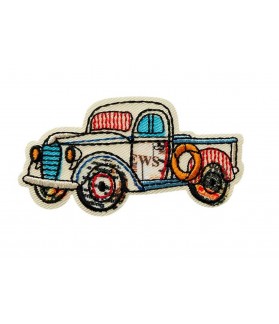 Retro Pickup Patch Bordado