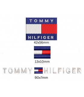 Iron patch Tommy Hilfiger x3